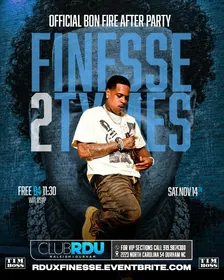 Finesse2tymes aka 250 Ricky bonfire after party at CLUB RDU