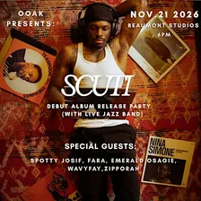 OOAK DEBUT ALBUM RELEASE PARTY "SCUTI"