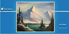 Paint Night-Winter Lake