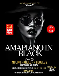 AMAPIANO in BLACK