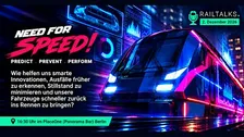 RAILTALKS.#25: NEED FOR SPEED!  PREDICT. PREVENT. PERFORM.