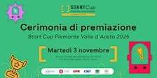 Premiazione Start Cup Piemonte Valle d'Aosta 2026