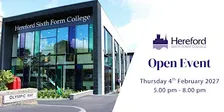 Hereford Sixth Form College Open Event