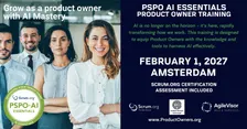 Product Owner - AI Essentials (PSPO-AIE). A Scrum.org Certified Training.