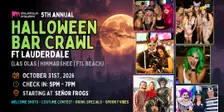 Halloween Bar Crawl 10/31 - FORT LAUDERDALE Beach