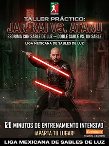 Taller de sable de luz: JAR'KAI VS. ATARU