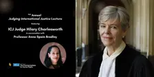 Judging International Justice featuring ICJ Judge Hilary Charlesworth