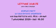 Letture Scalze alla casa editrice Iperborea: reading party
