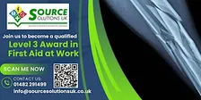 Level 3 Award in First Aid at Work - 3 Day Course - £240