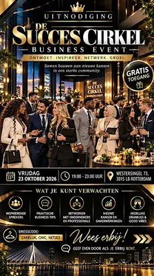 LAST MINUTE: De Succes Cirkel Business Event  (Rotterdam)