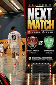 Futsal-Landesliga: FC Elite Marokko Wuppertal vs. Ummah Sports Wuppertal