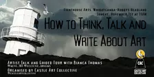 How to think, talk, and write about art
