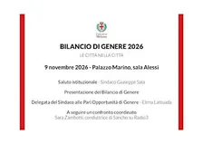 PRESENTAZIONE DEL BILANCIO DI GENERE 2026 “LE CITTÀ NELLA CITTÀ”