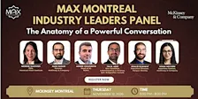 MAX Montreal and McKinsey & Company Industry Leaders Panel