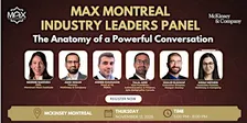 MAX Montreal and McKinsey & Company Industry Leaders Panel