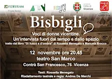 BISBIGLI - Voci di donne vicentine
