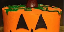 Family Halloween Jack O Lantern Cake Decorating (Adult and Child)