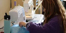 Fall break sewing camp: Mushroom House Stuffie