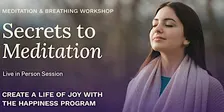 Secrets to Meditation : Live In Person Session in Cairns