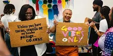 Doormat and Sip Paint Party