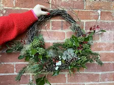 Christmas wreath workshop