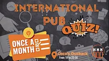 International Pub quiz @Coco's