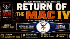 Return of the MAC IV- Boxing Against Gun Violence