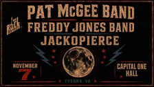 WRC Presents Pat McGee Band, Freddy Jones Band and Jackopierce