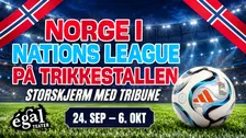 Fotball på Trikkestallen: NORGE - WALES (Nations League)