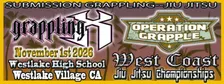 Grappling X 11/1/2026 West Coast Jiu Jitsu Championships. Westlake, CA