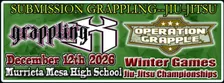 Grappling X 12/12/2026 Winter Games Jiu Jitsu Championships, Murrieta, CA