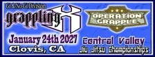 Grappling X 1/24/2027 Central Valley Jiu Jitsu Championships, Clovis, CA