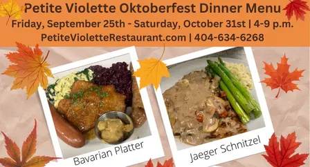 Oktoberfest Dinner Menu