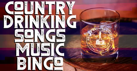 Country Drinking Songs Music Bingo