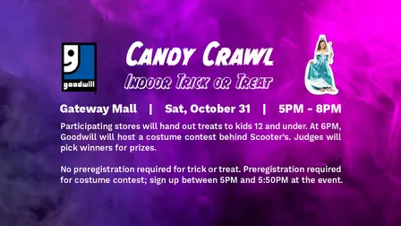 Candy Crawl Indoor Trick or Treat at Gateway Mall