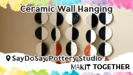 Makit Together: Ceramic Wall Hanging Workshop at Makit Takit: Lincoln's Craft Studio