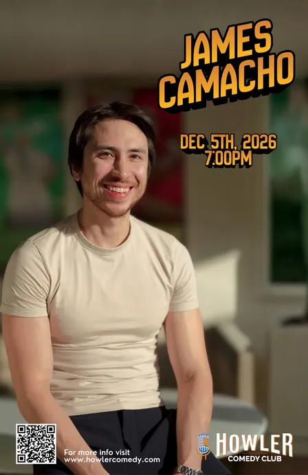 Comedian James Camacho at Howler Comedy Club