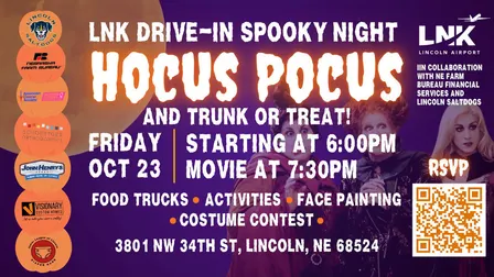 LNK Drive-In Spooky Night - Trunk or Treat & Hocus Pocus