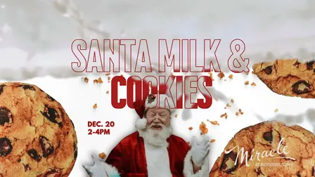 Miracle at Robber's Cave presents Santa Milk & Cookies