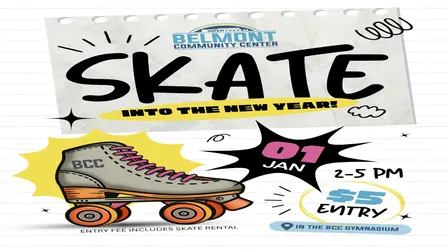 Skate into the New Year at Belmont Community Center