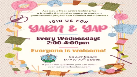 Yarn & Yap at Sower Books