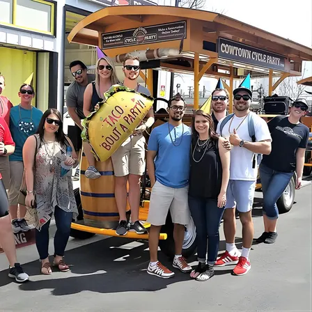 Murals & Mimosas - Cowtown Cycle Party BYOB Public Tour
