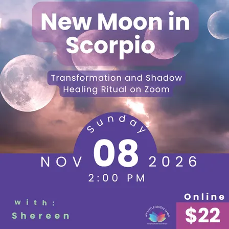 Moon Magic Online - New Moon in Scorpio Workshop