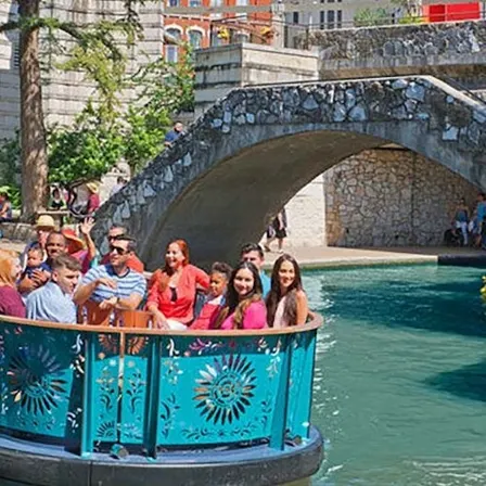 San Antonio: Guided Hop-on Hop-off Old Town Trolley Tour + River Cruise