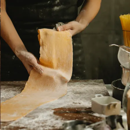 Fresh Handmade Pasta: Fettuccine and Pesto in Seattle