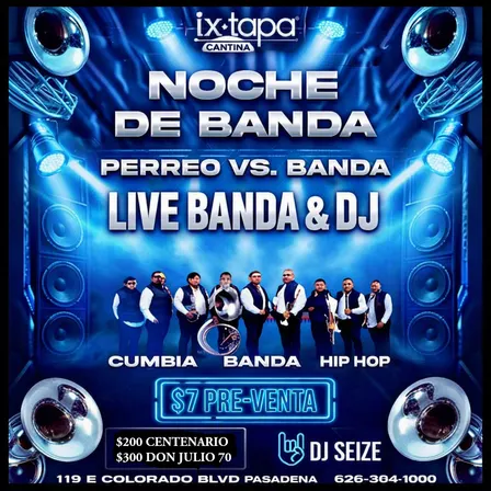 Noche de Live Banda: Perreo vs Banda Nights!