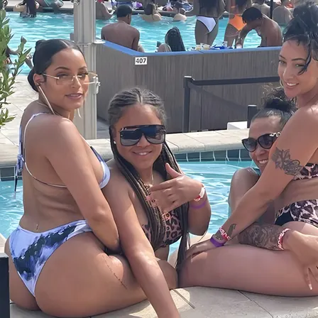 Las Vegas Hip Hop Pool Crawl with Party Bus W All YOU CAN DRINK