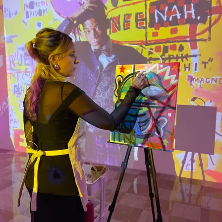 Urban Canvas - Basquiat Edition  - An Immersive Painting Experience