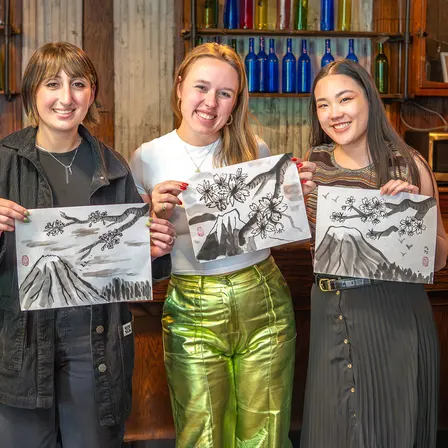 Japanese Ink Painting Class