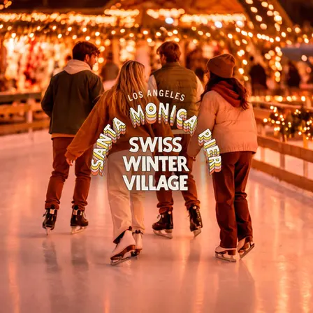 Swiss Winter Village Santa Monica Pier